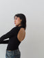 Body manga larga escote en espalda