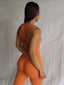 Enterizo largo con escote en espalda