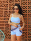 Set short tirantes bicolor