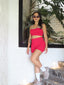 Set short tirantes bicolor