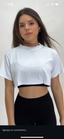 Crop top manga corta calidad premium