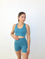 Set short con top V