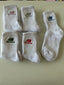 Calceta bordada new balance